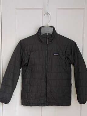 Kid's 10 Patagonia Nano Puff Brick Quilt Jacket